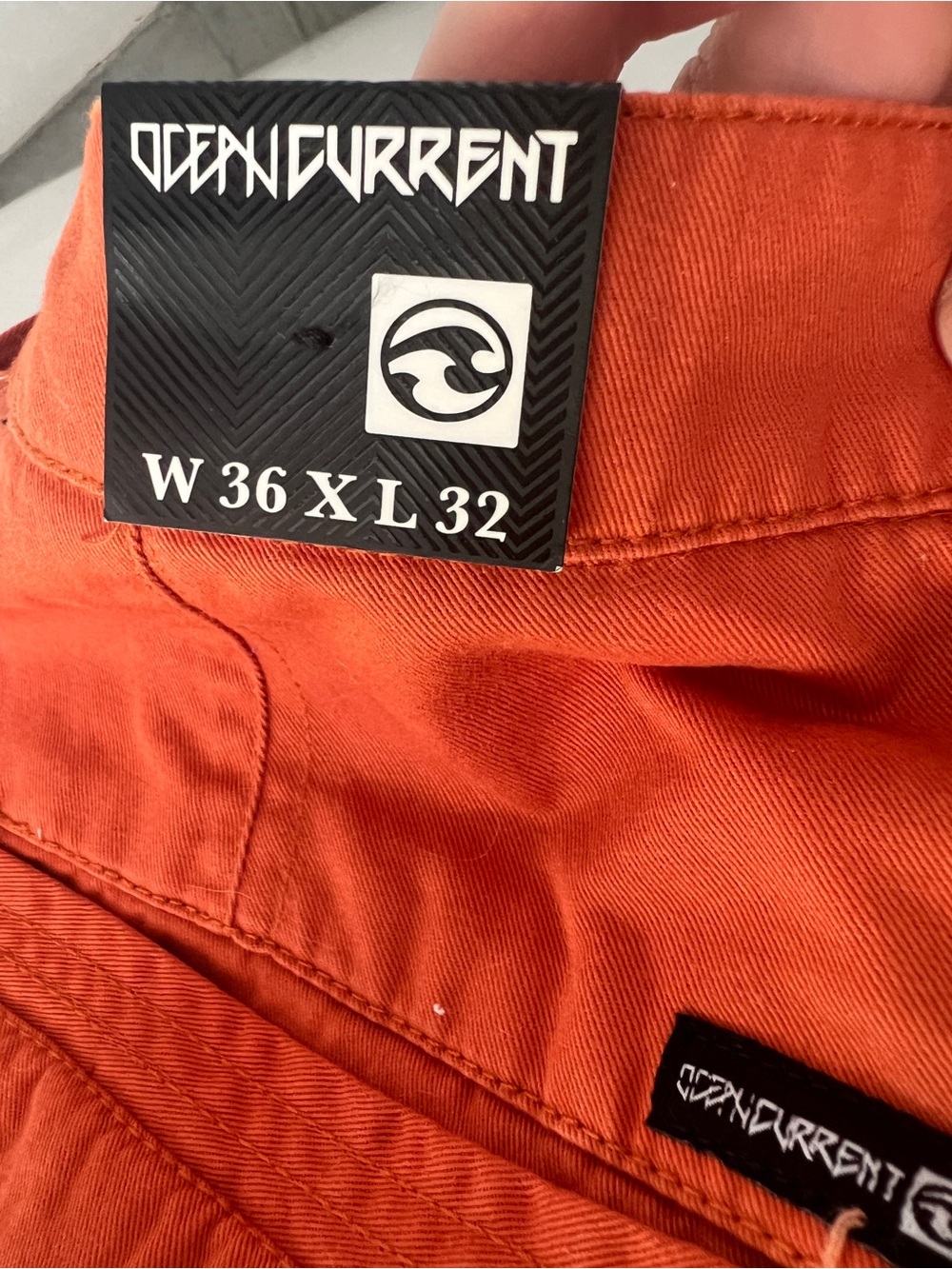 Ocean Current Men's Rust-Orange Lightweight pants